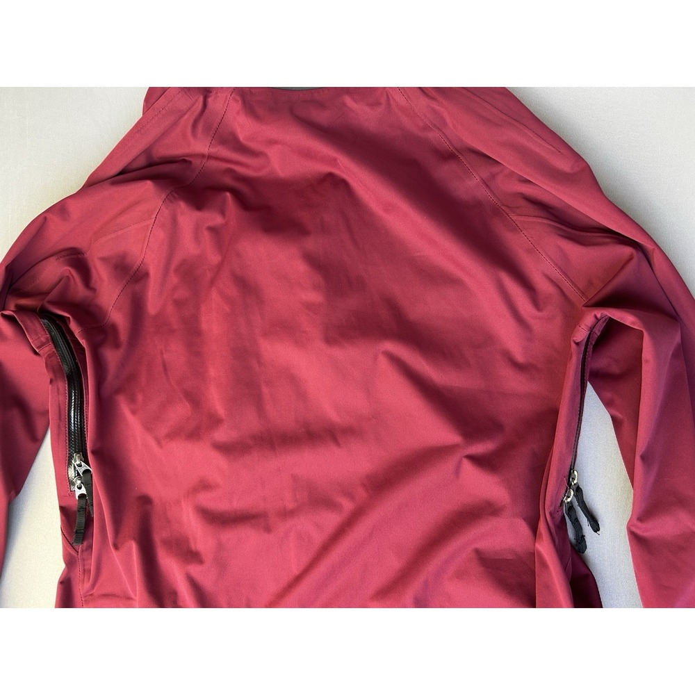 Aether Women's Size 2 Union Cycling Jacket Wine Red Full Zip - Picture 16 of 16